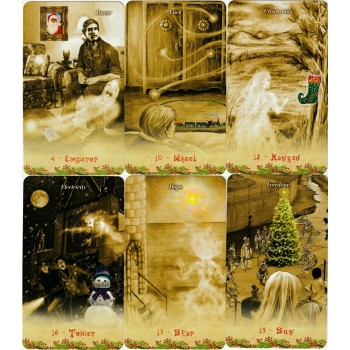 Christmas Tarot kortos Schiffer Publishing